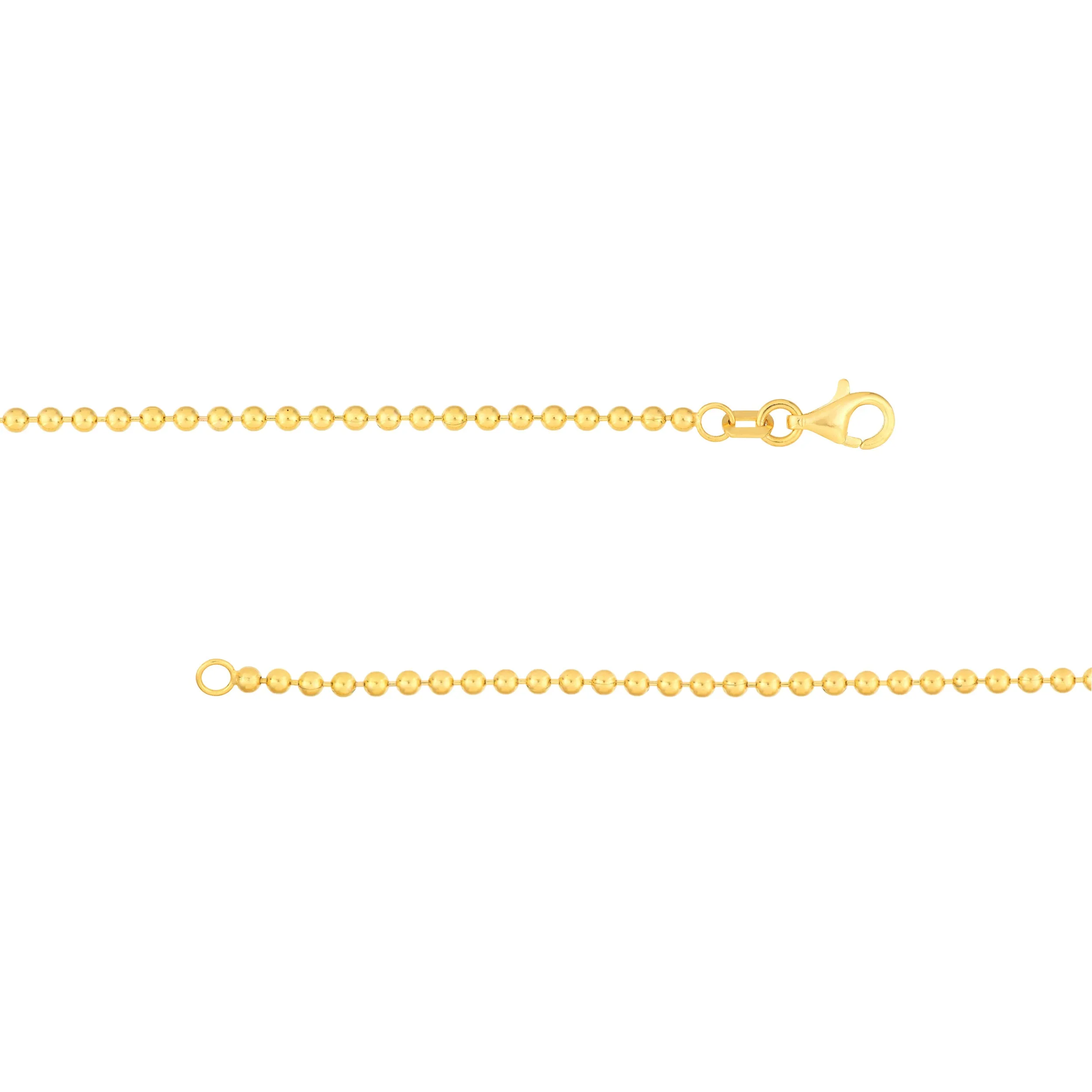 1/6tcw Diamond Love Station on Bead Chain Bracelet
