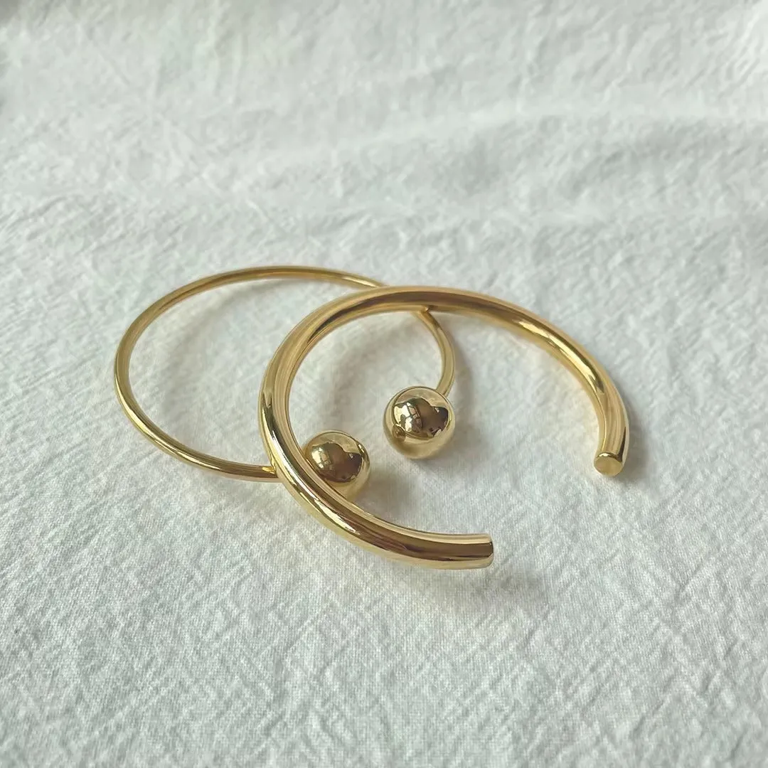 18k Gold-Filled Open Cuff Bangle