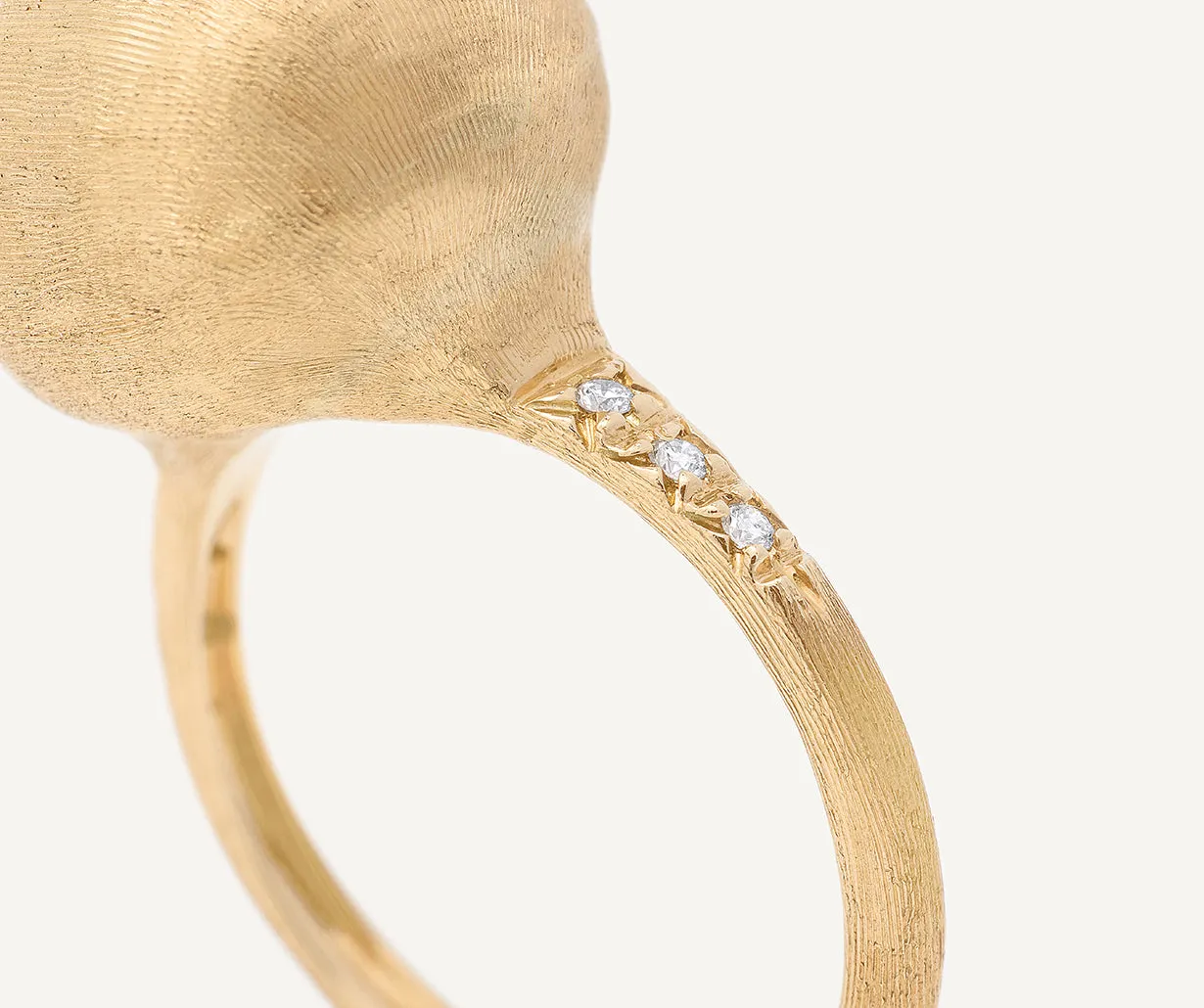 18K Yellow Gold & Diamond Ring