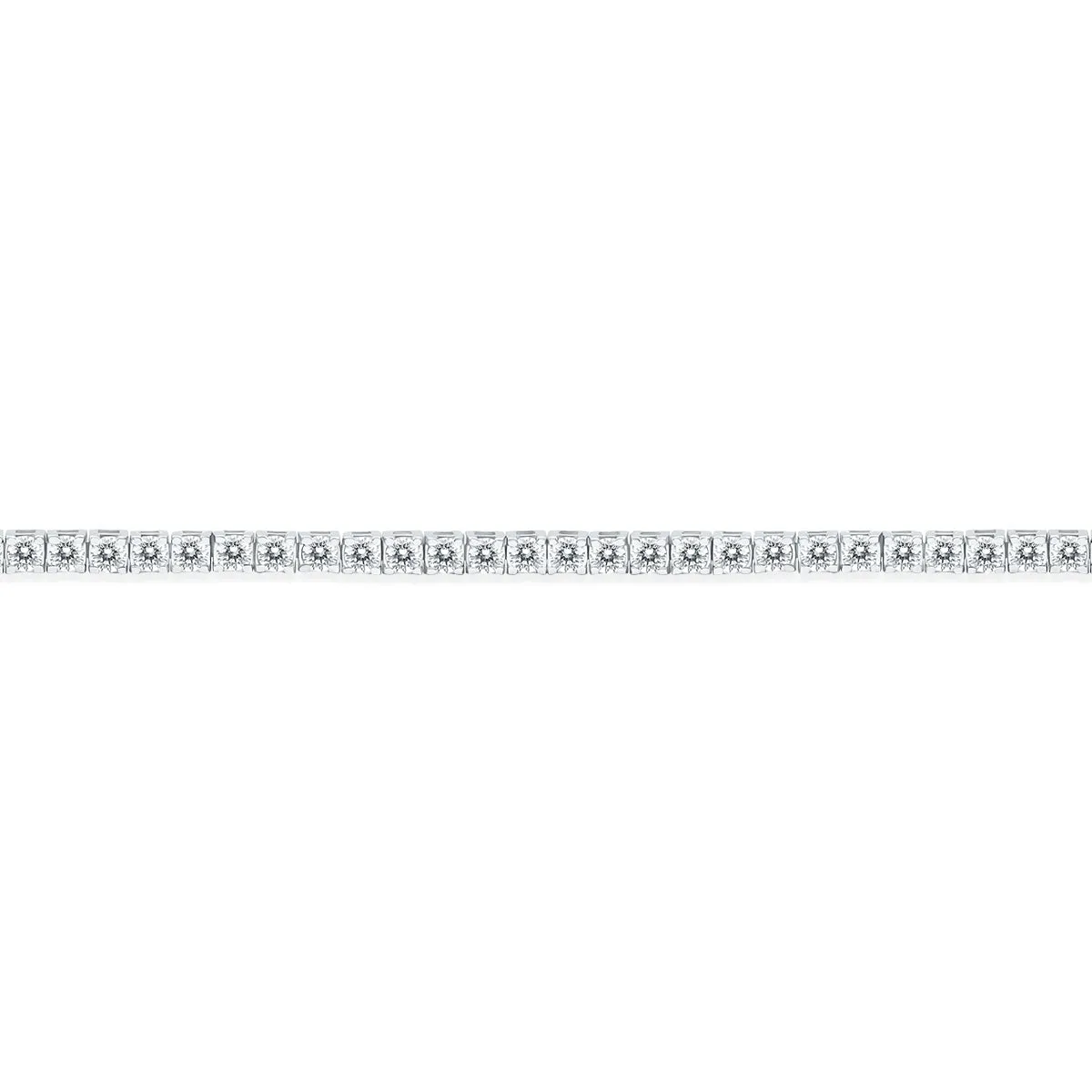 4 Carat Tw Diamond Tennis Bracelet In 14K White Gold
