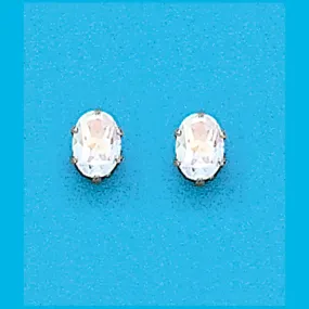8x6 Oval Mercury Mist Topaz