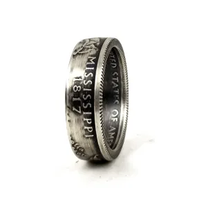 90% Silver Mississippi Quarter Ring