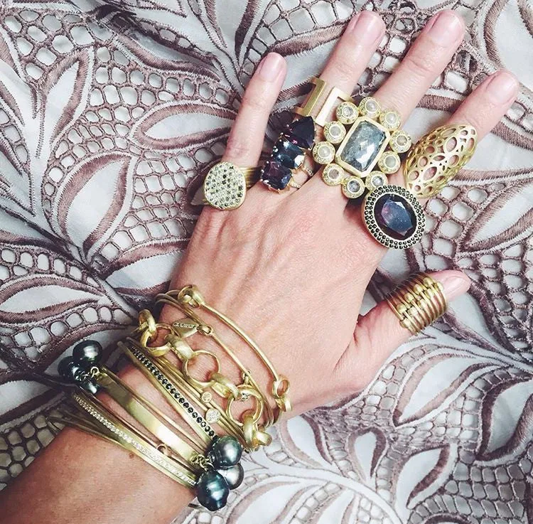 A Pearl Cluster Bangle