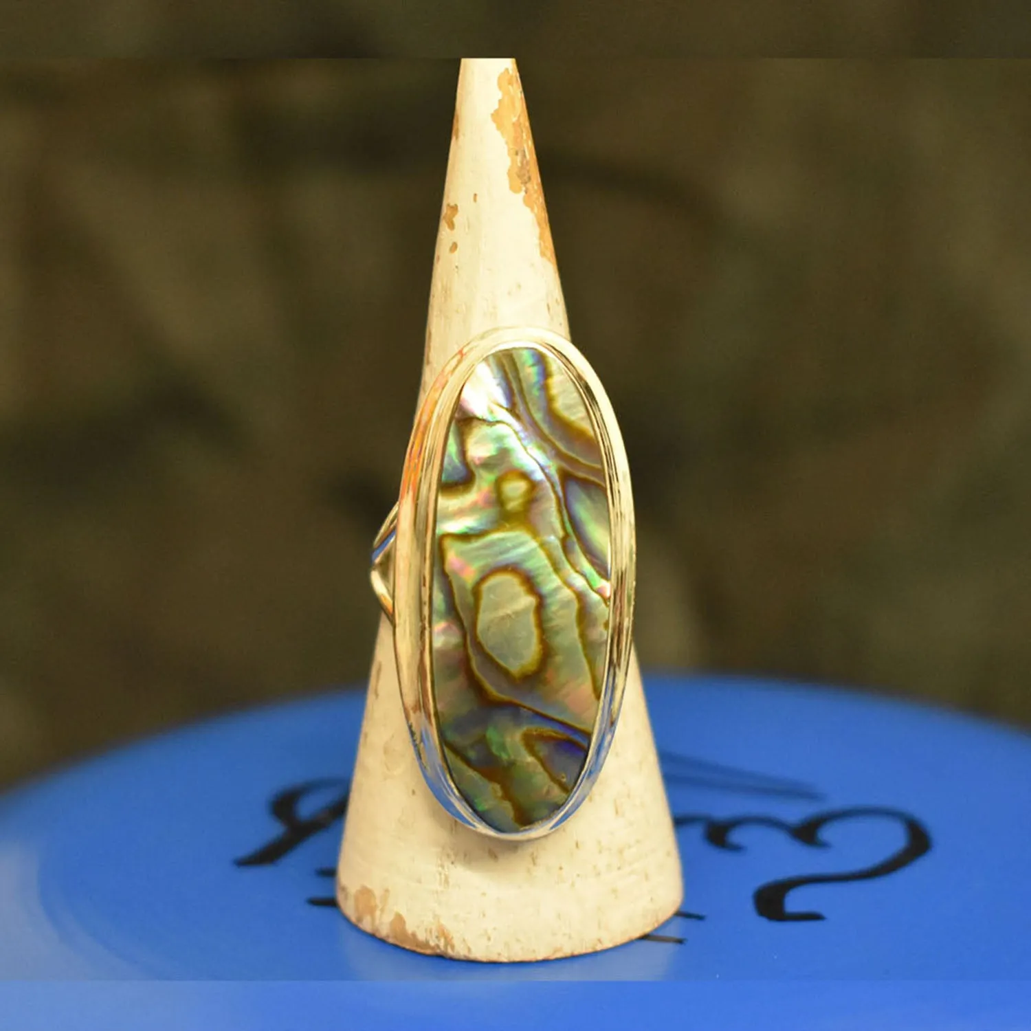 Abalone Shell Ring