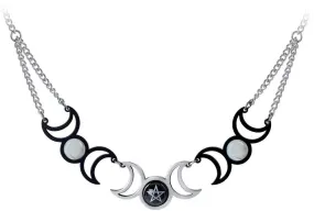 Alchemy Gothic Tres Lunae Necklace