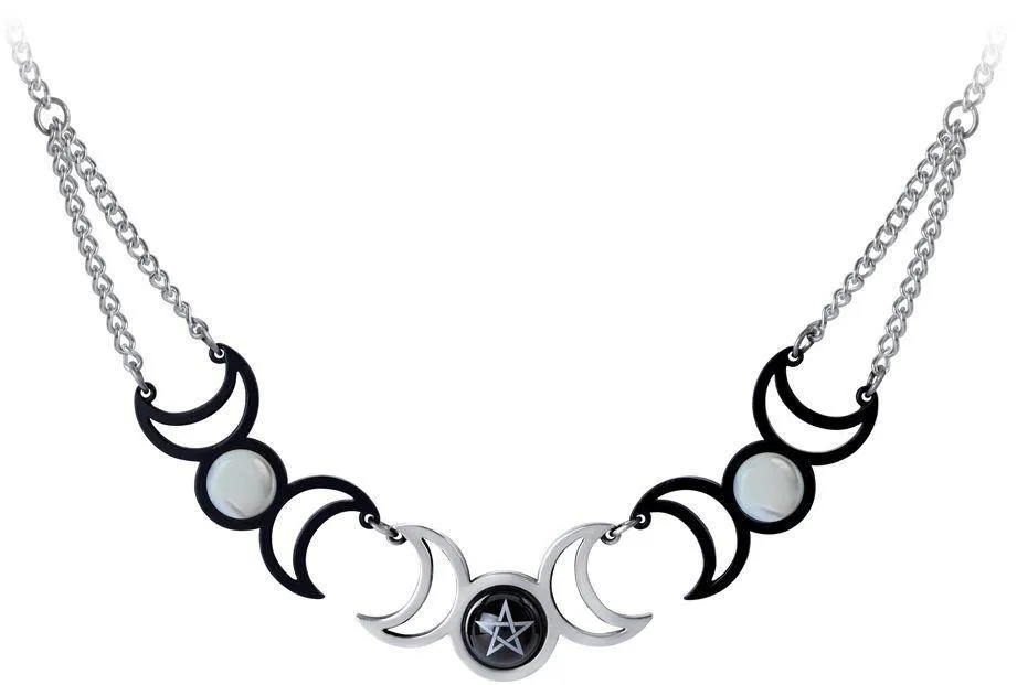 Alchemy Gothic Tres Lunae Necklace