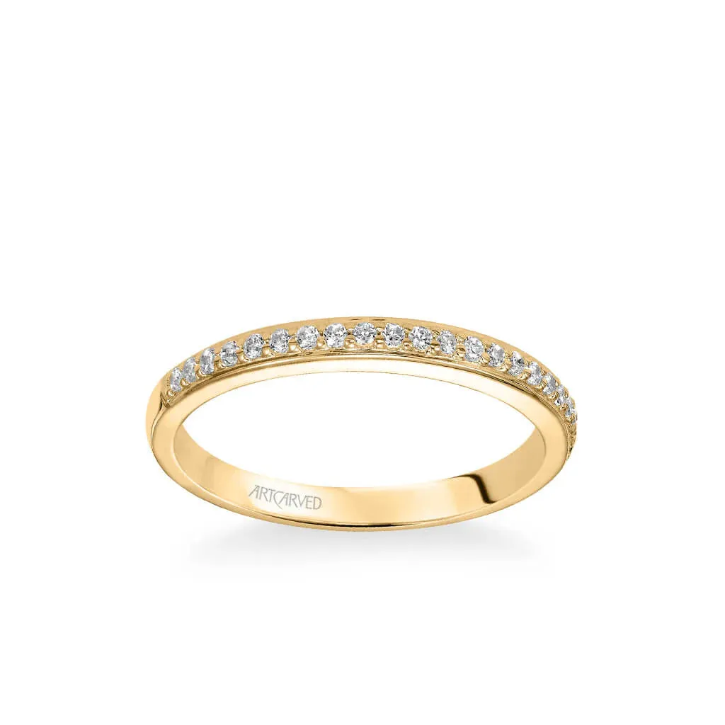 Art Carved Wedding Band 31-V304W-L