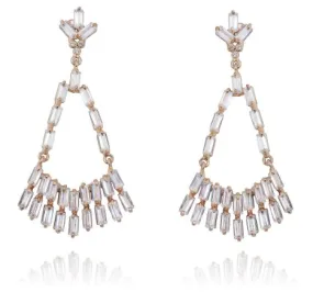 Baguette Chandelier Earring