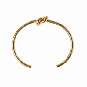 Barbed Wire Bangle Bracelet - Gold