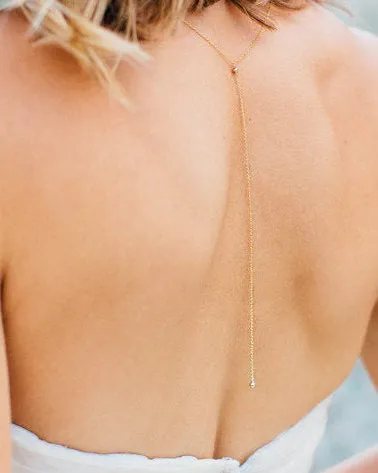 Bead Back Necklace