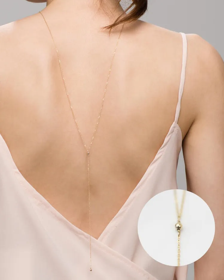 Bead Back Necklace