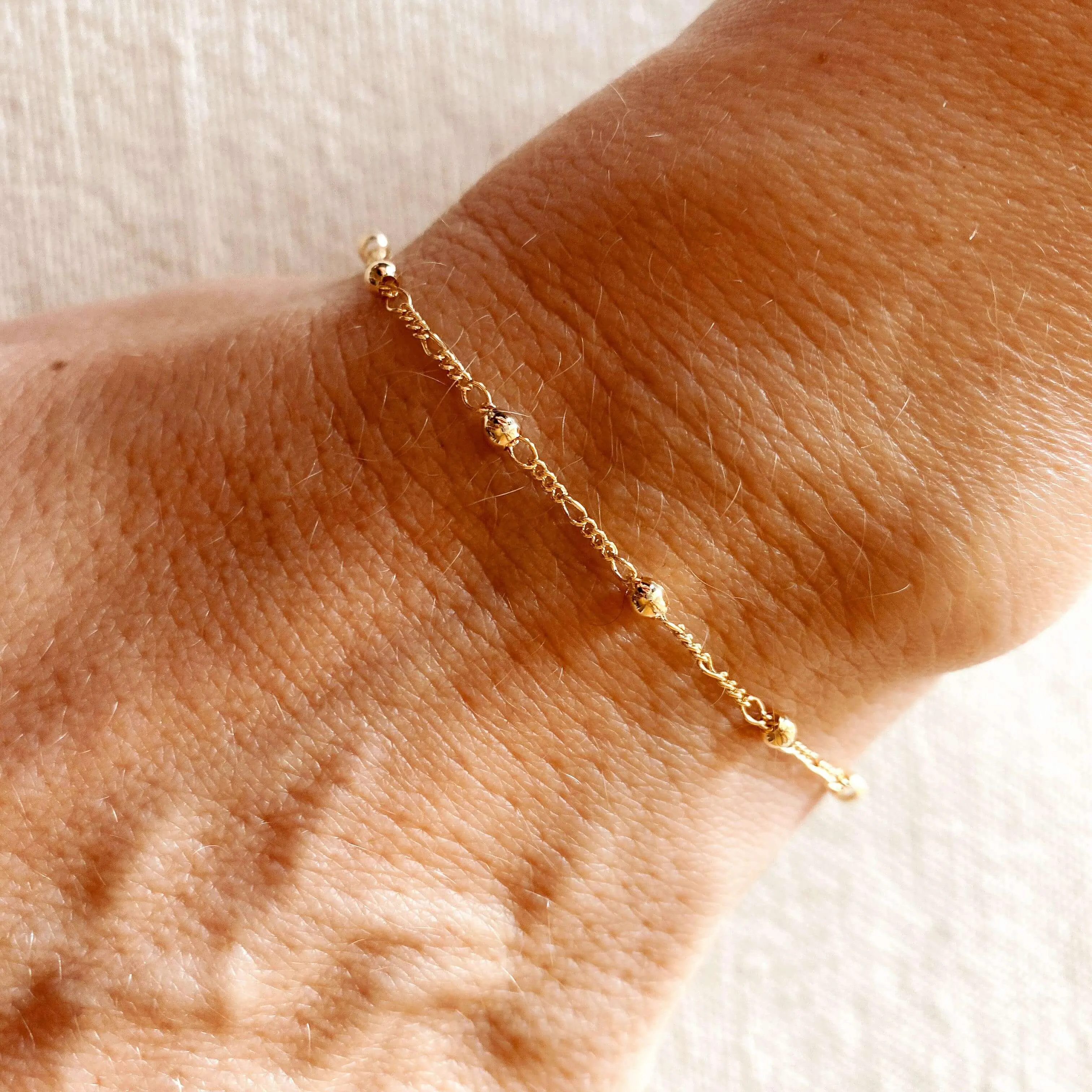 Beaded Bracelet with Cross Charm