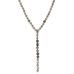 Beaded "Y" Necklace