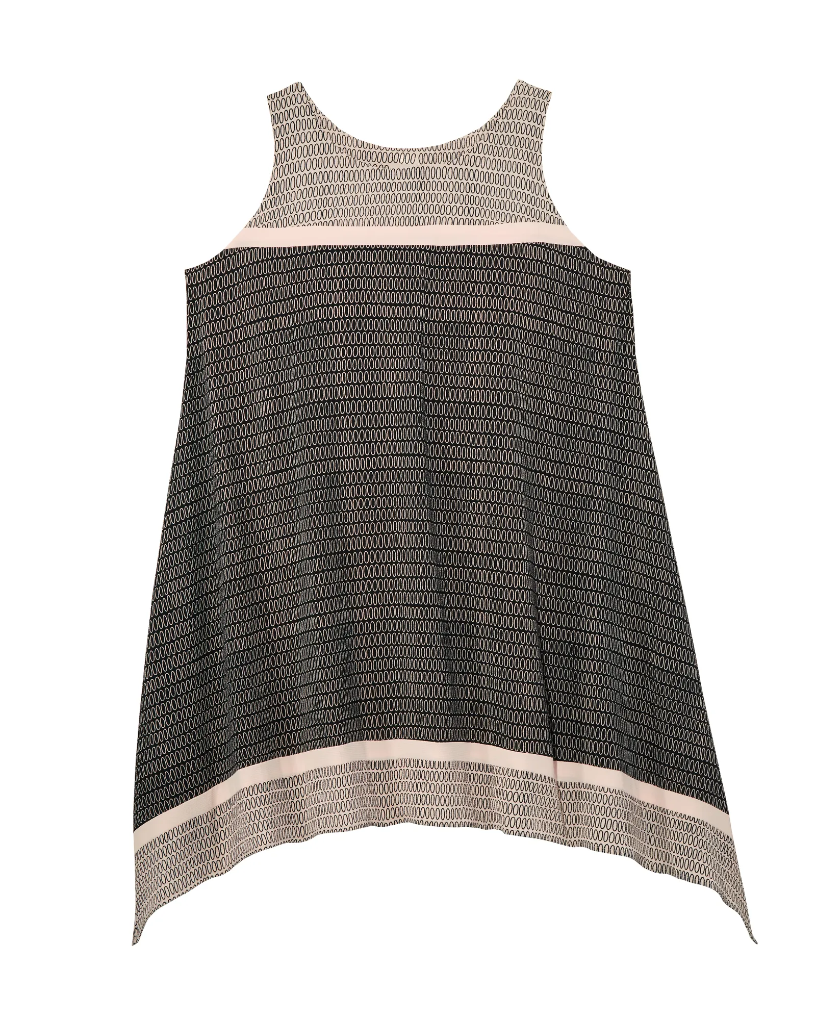 Bellingham Sleeveless Dress | Black / Pink
