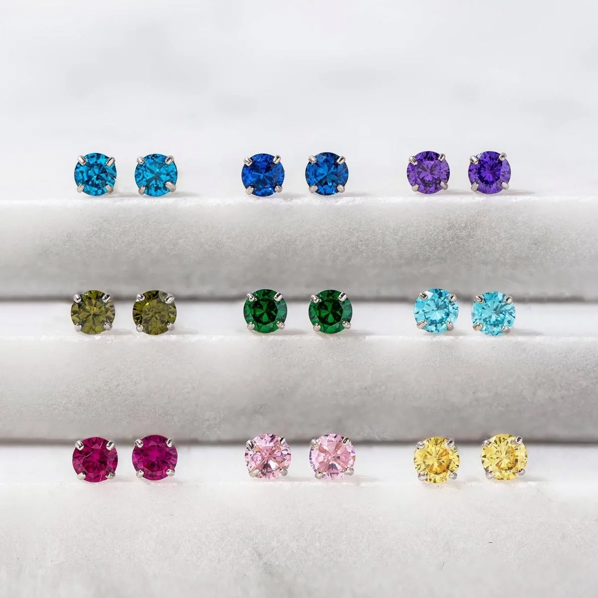 Birthstone Studs Peridot