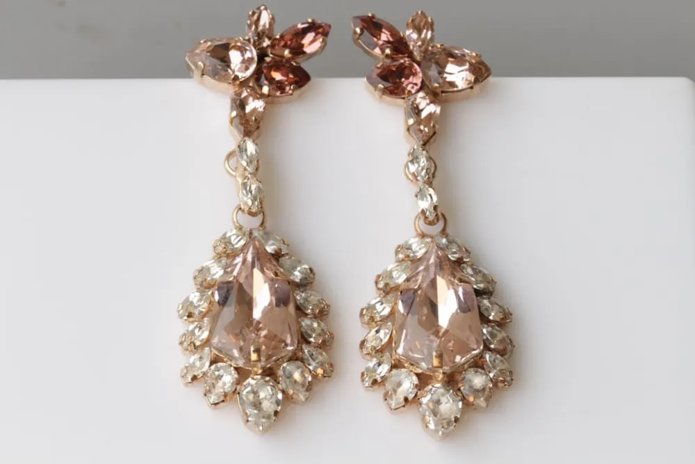 BLUSH ROSE CHANDELIER