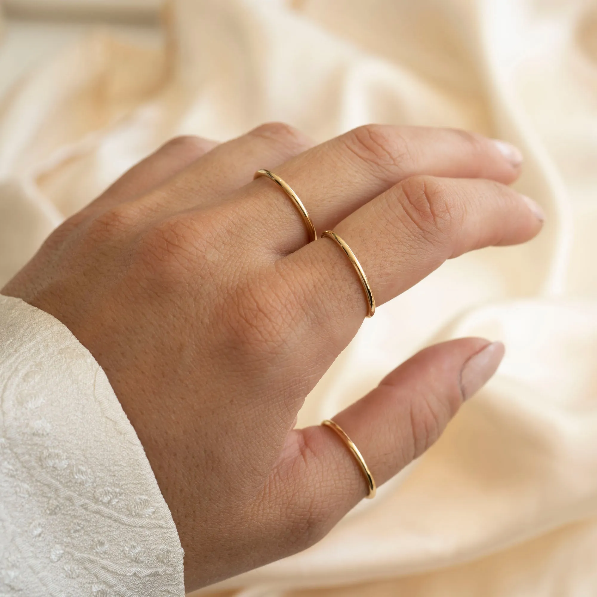 Bold Stackable Ring | Set of 3