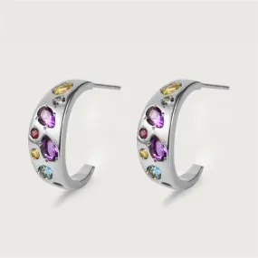 Candy Huggie Hoop Earrings