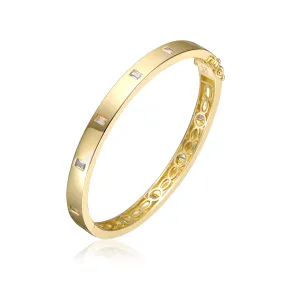 Cannes Nr.4 Classic Golden Bangle Bracelet