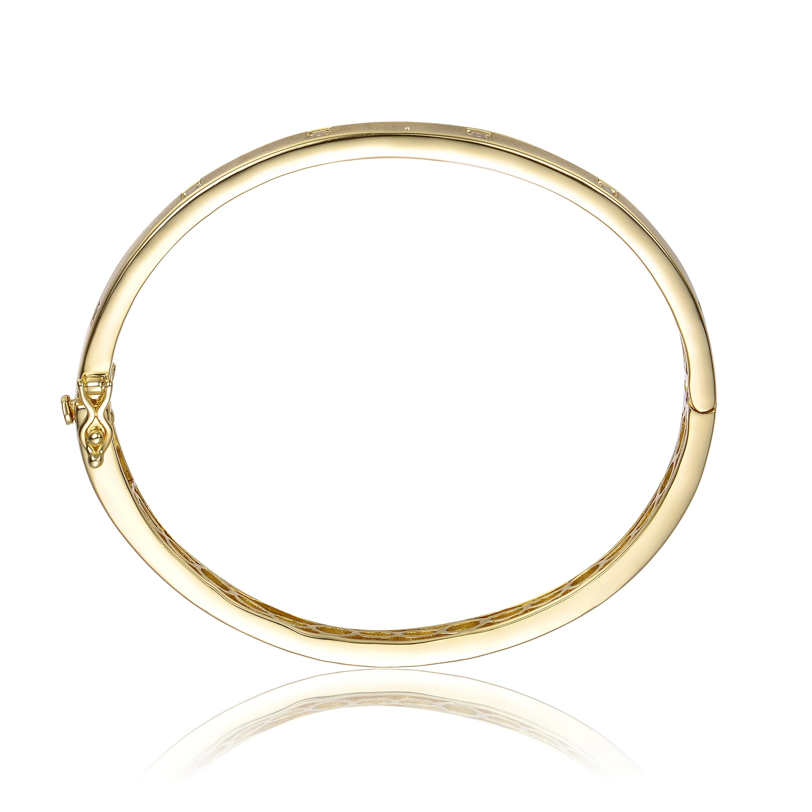 Cannes Nr.4 Classic Golden Bangle Bracelet