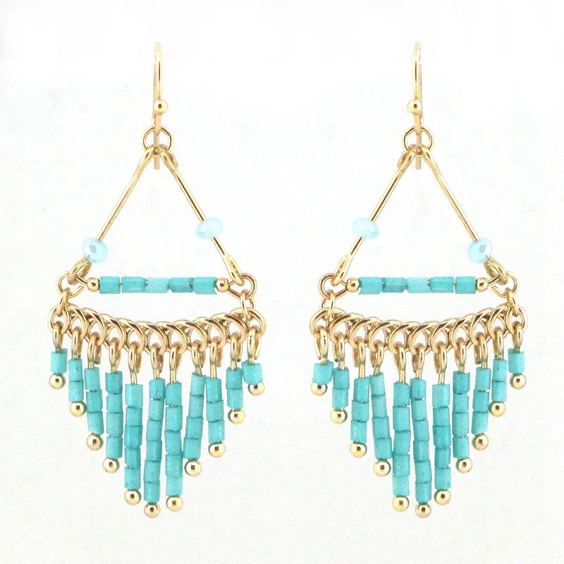 Chandelier Beaded Earrings