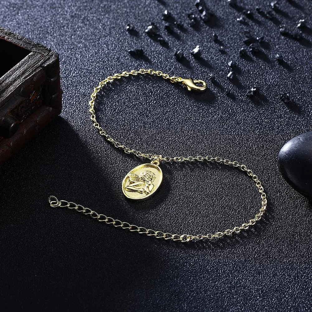Charm Bracelet in 18K Gold Plated