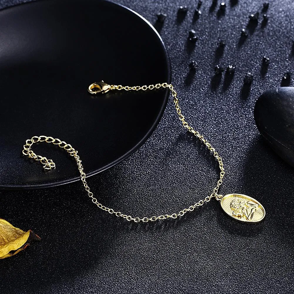 Charm Bracelet in 18K Gold Plated