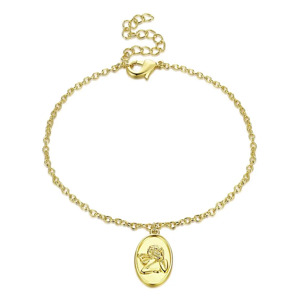 Charm Bracelet in 18K Gold Plated