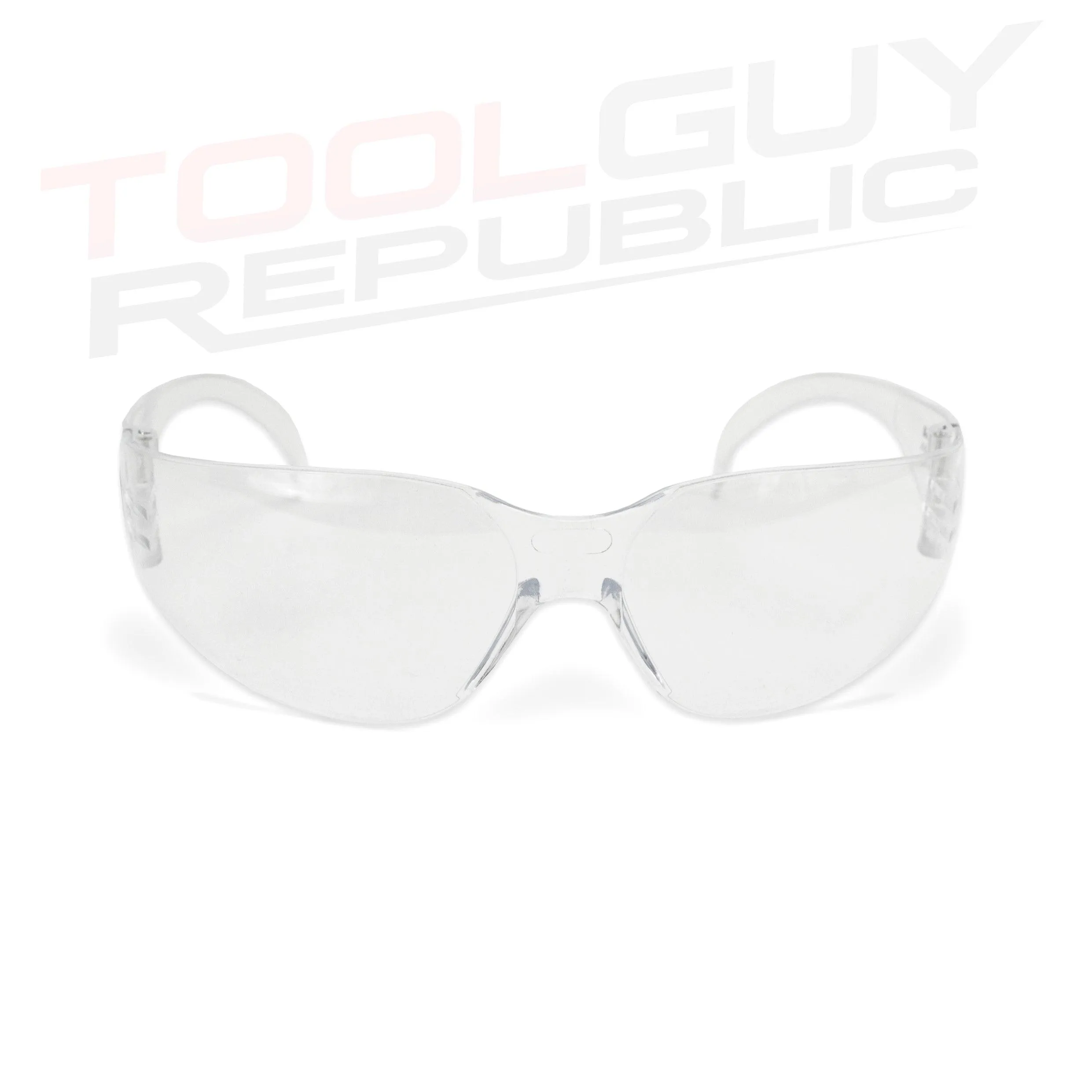 Clear Lens Safety Glasses - One Size - ANSI Z87  COMPLIANT (12 Pair)