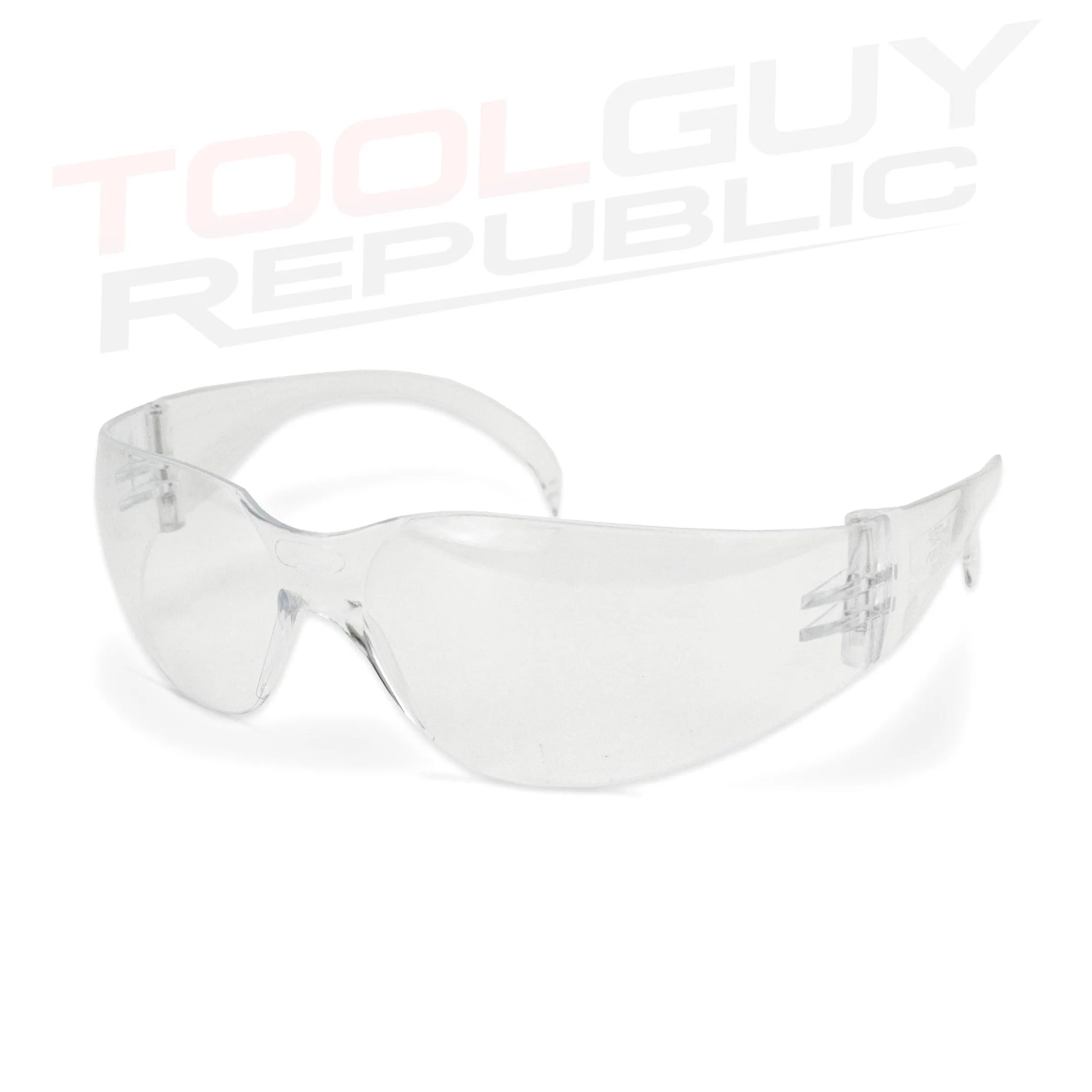 Clear Lens Safety Glasses - One Size - ANSI Z87  COMPLIANT (12 Pair)