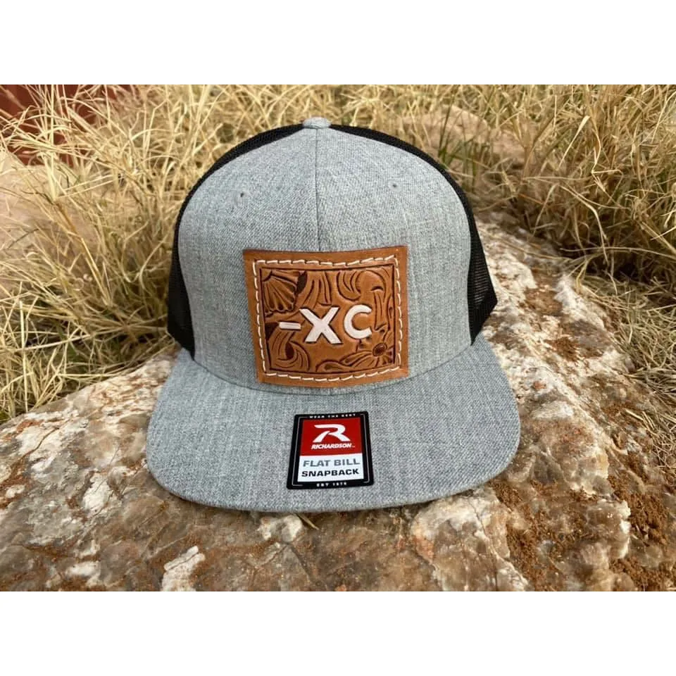 Custom patch on Flatbill Snapback hat