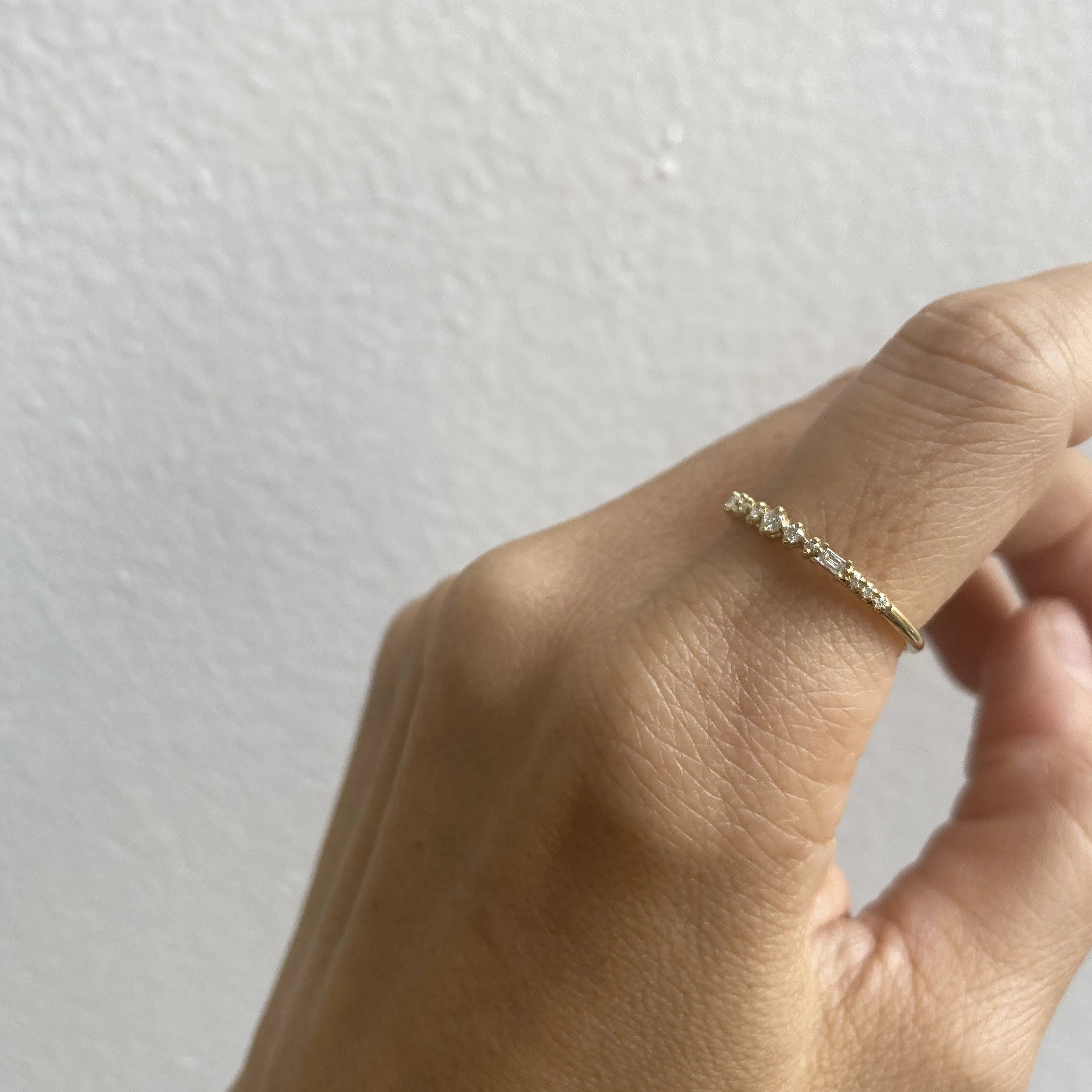 Diamond Baguette Prelude Ring (ready to ship option)*