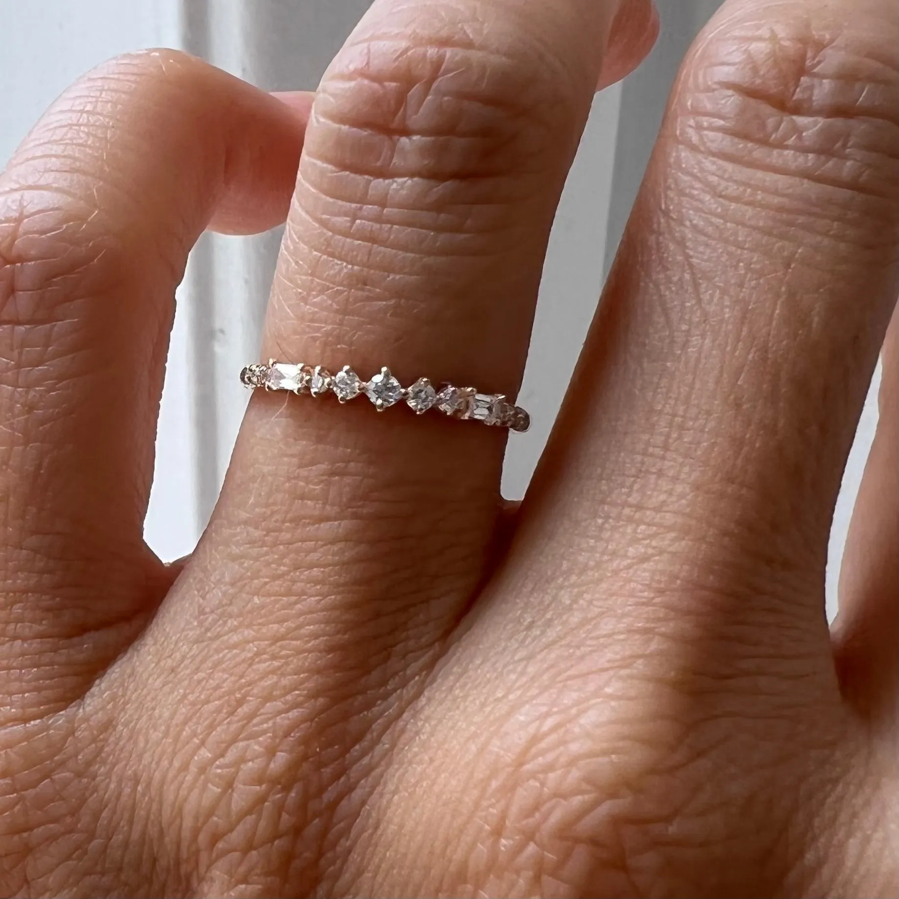 Diamond Baguette Prelude Ring (ready to ship option)*