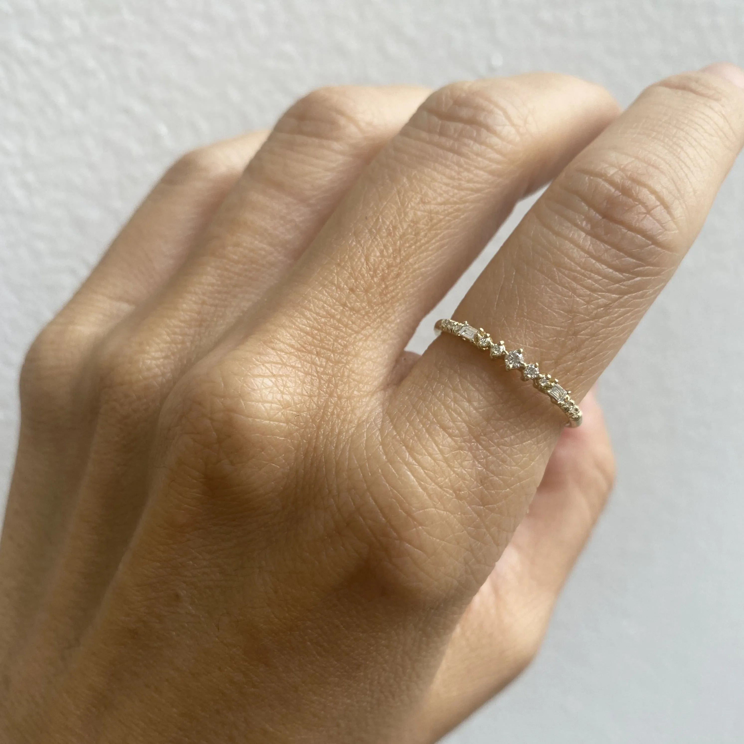 Diamond Baguette Prelude Ring (ready to ship option)*