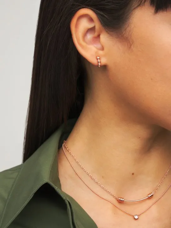 DoDo   9KT Nodo rose gold long necklace 