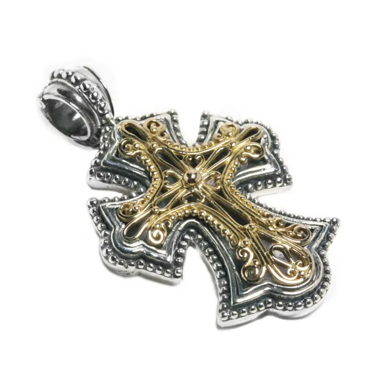 Filigree Flared Cross