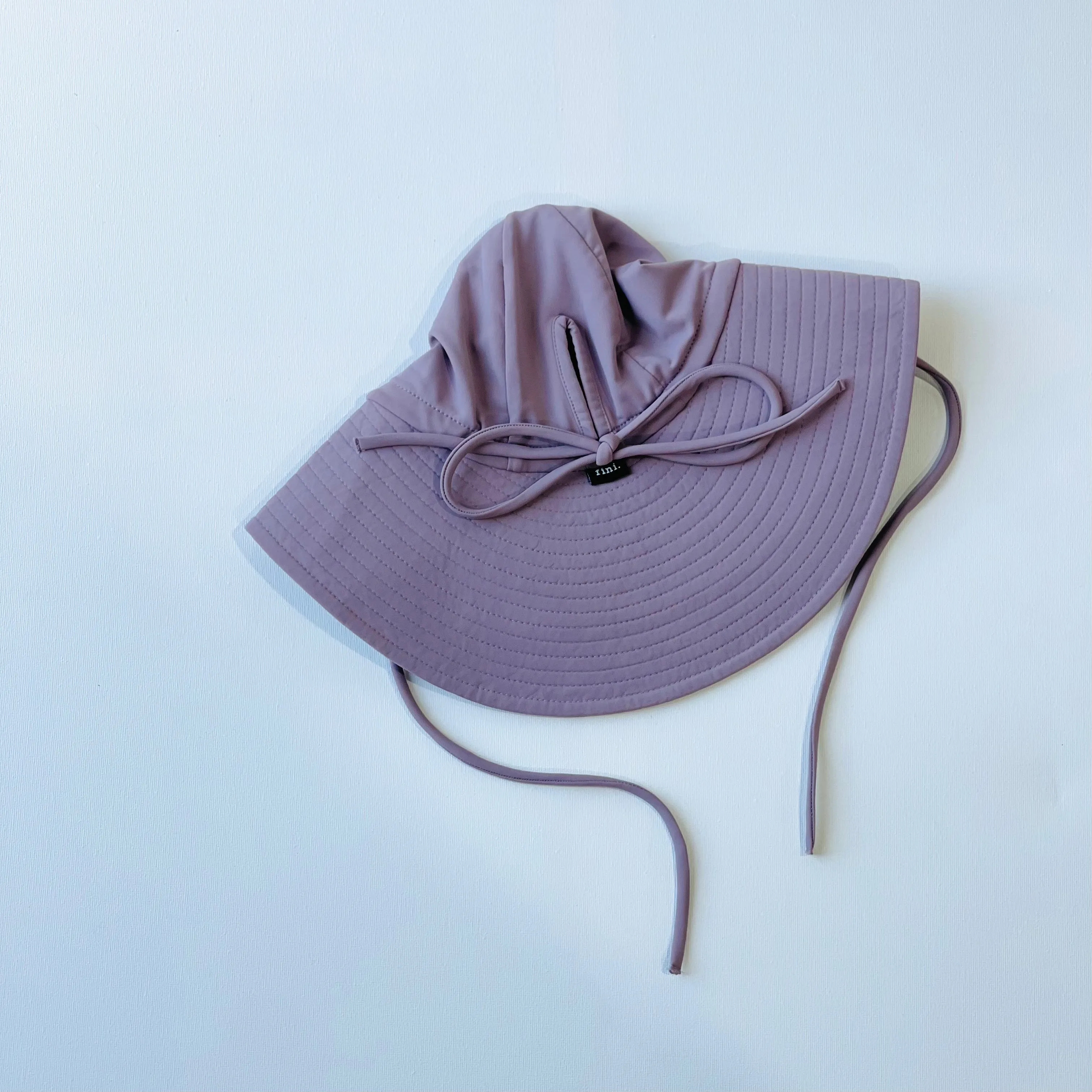floppy hat | swim | mauve