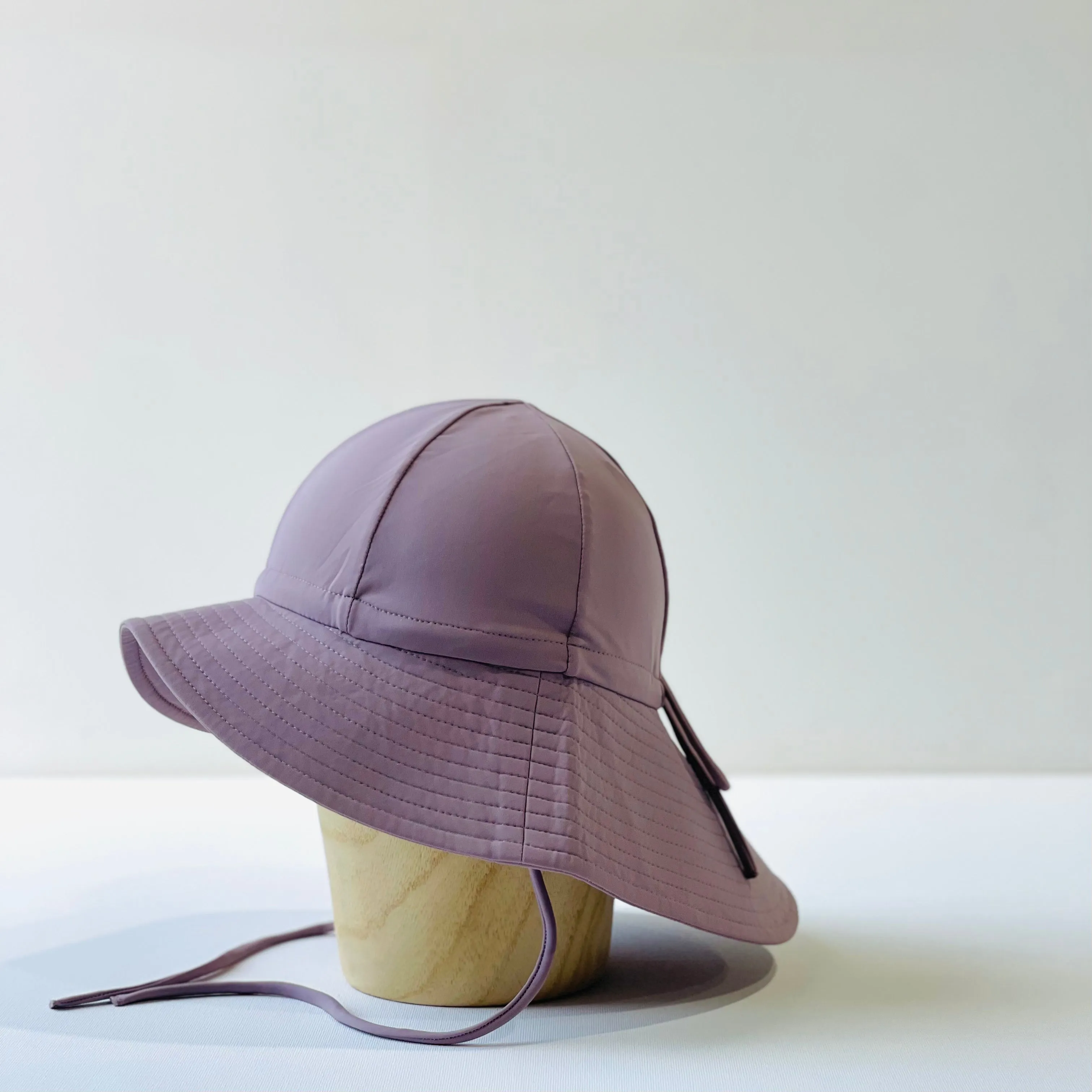 floppy hat | swim | mauve