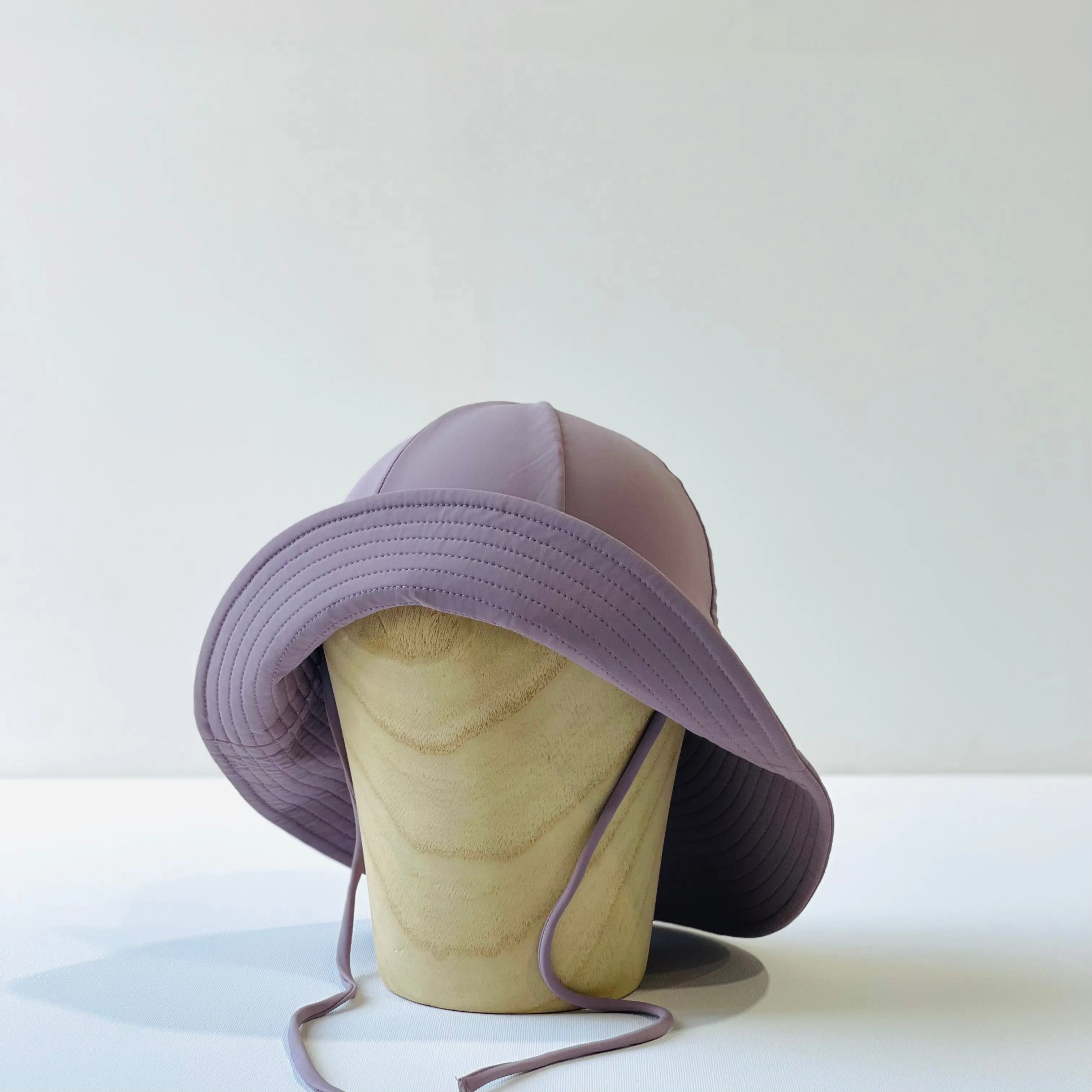 floppy hat | swim | mauve