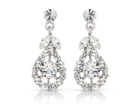 Freya Crystal Drop Earrings