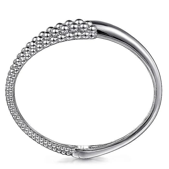 Gabriel & Co. Silver Bangle Bracelet BG4955-62SVJJJ