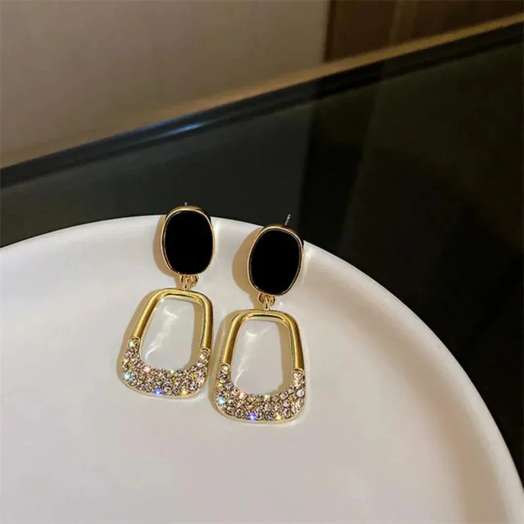 Geometric Dangle Earrings for Cocktail Party Earrings