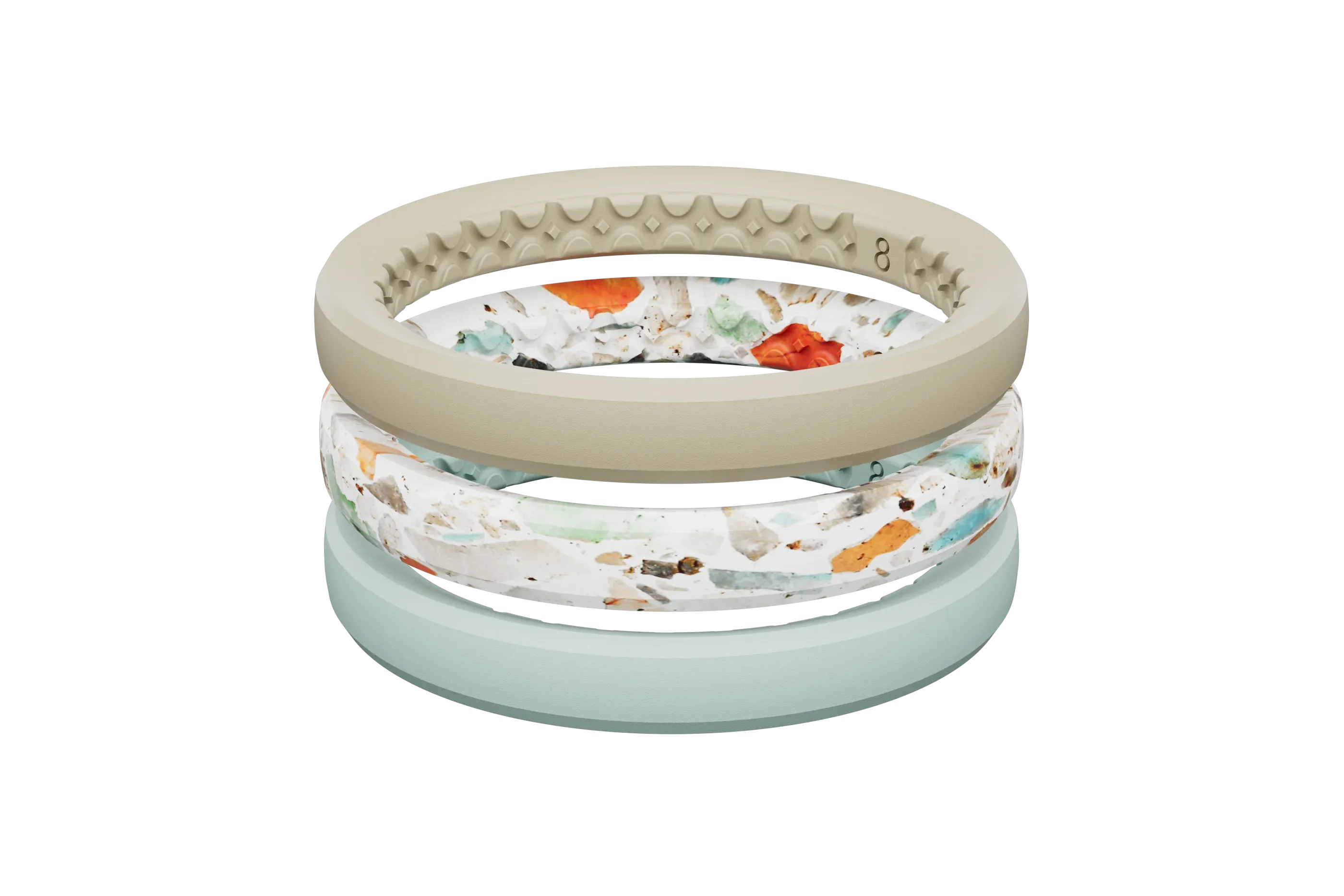 Groove Life Women's Silicone Ring - Stackable (Luna B)