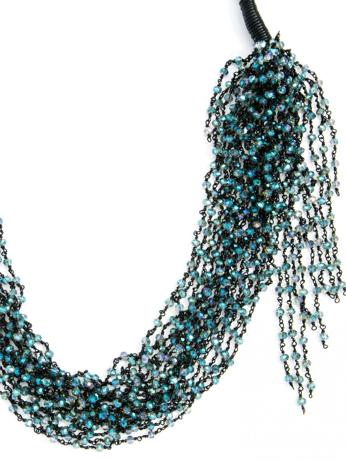 Handmade Beaded Layer Collar Necklace