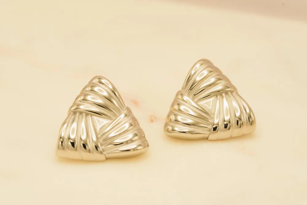 Jade Silver Earrings
