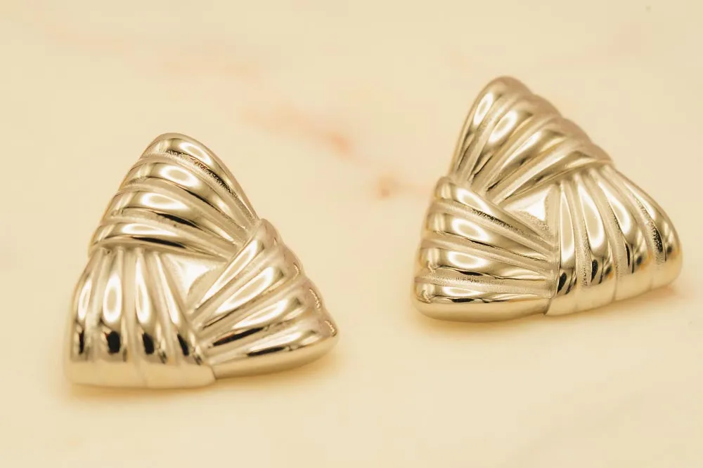 Jade Silver Earrings