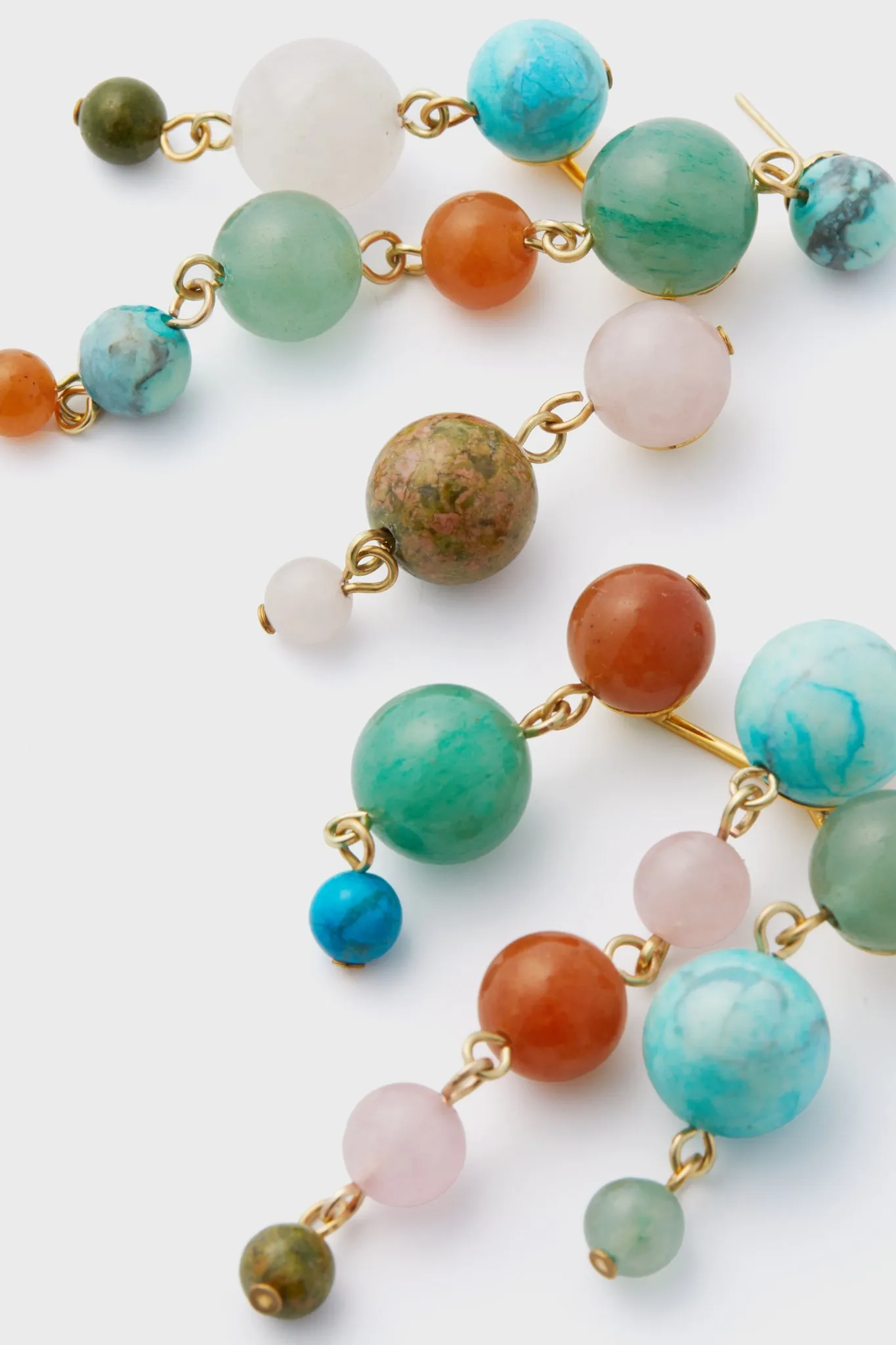 Jennifer Behr x Julia Berolzheimer Multi Marinda Chandelier Earrings