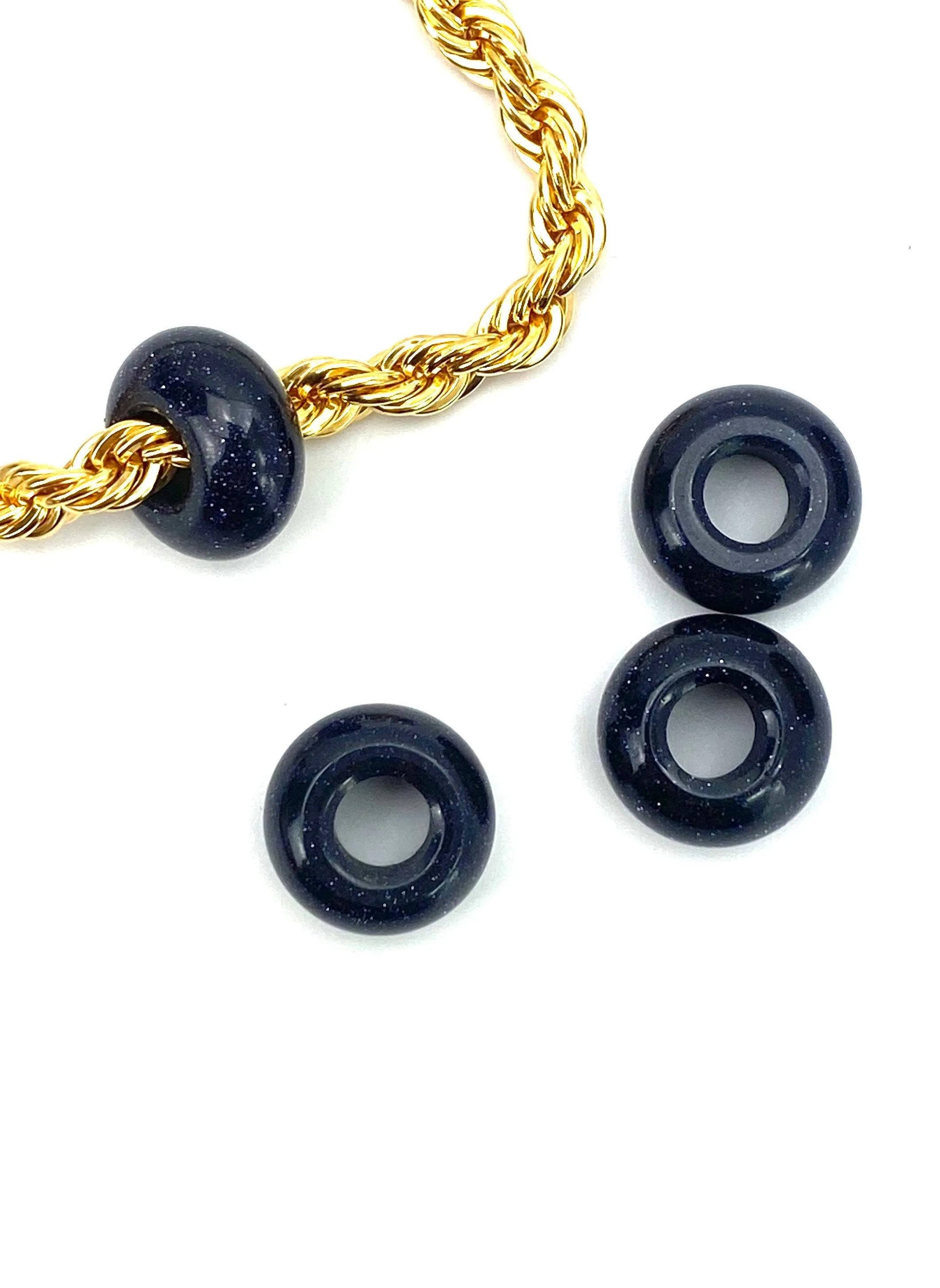 Man-made Donut Jade Beads, Sku#BG72