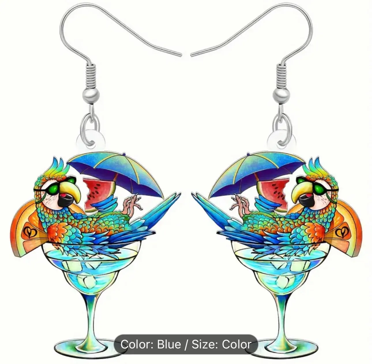 Margarita Parrot Earring