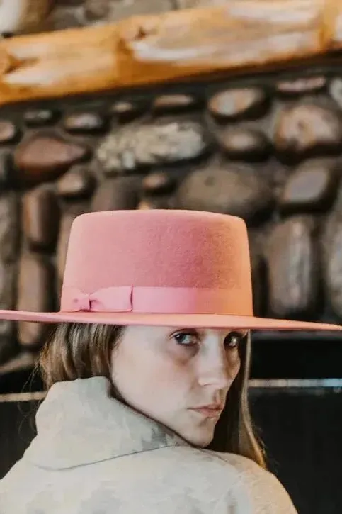 Mauve Gambler Hat
